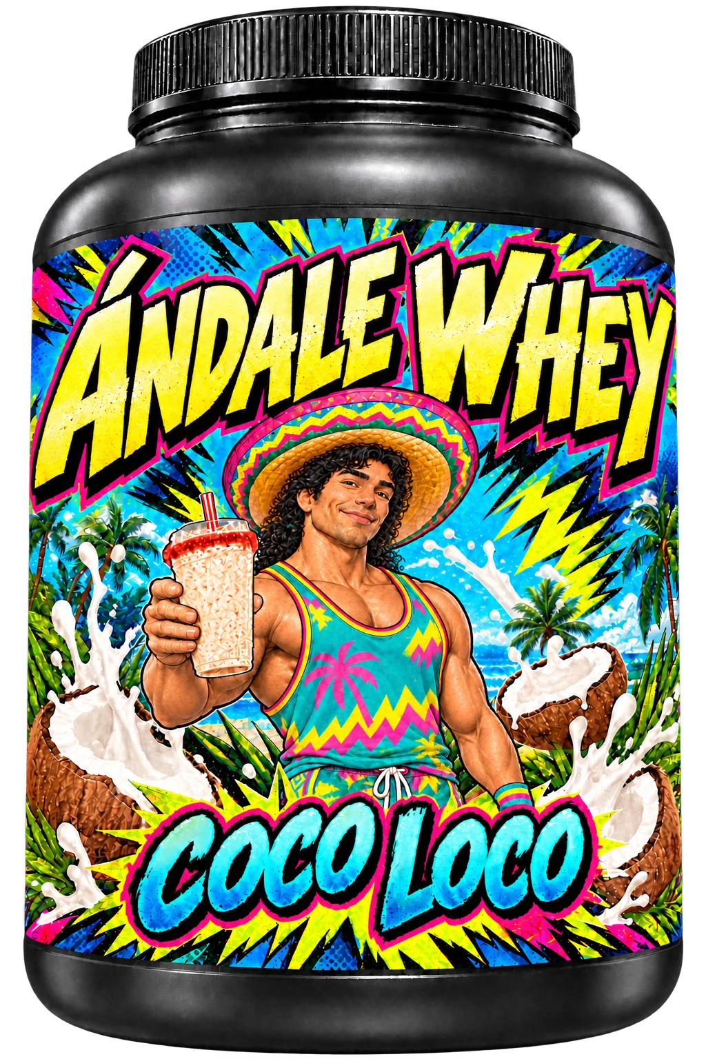 Ándale Whey Coco Loco packaging