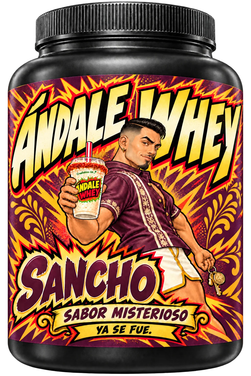 Ándale Whey Sancho packaging