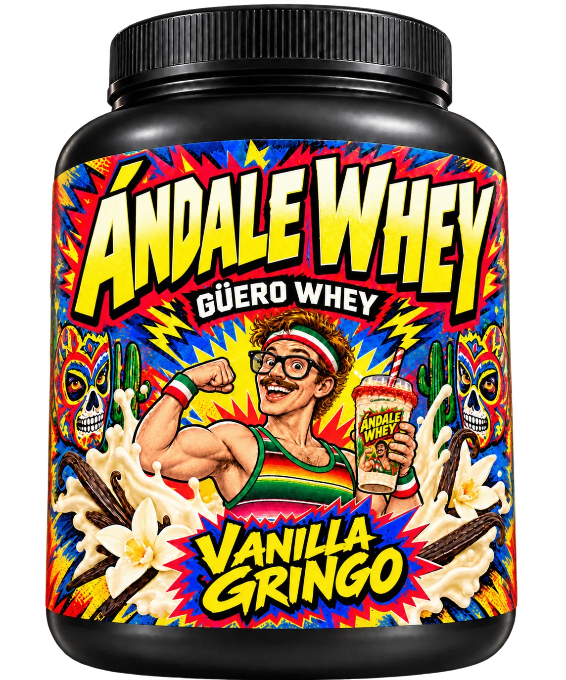 Ándale Whey Vanilla Gringo packaging